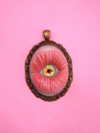 Image 5 of Pop Surreal Mouth with Eye Pendant II