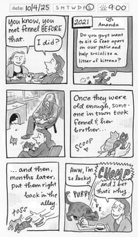 Image 2 of NEW!! Daily Comic 10/3 & 10/4: Fennel's Origin Story