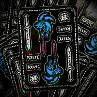 Image 1 of RELIC STICKER SHEET - B