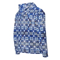 Image 1 of Cracked Triangles Zip Hoodie 