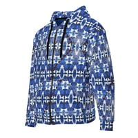 Image 2 of Cracked Triangles Zip Hoodie 