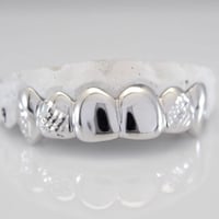 Image 2 of 8/8 Solid Silver Top and bottom set 