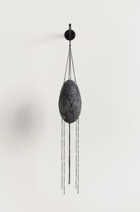 Valerie Piraino / "Ovum with Brass Beads"