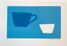 Image of Cup and Sugar Bowl handmade print