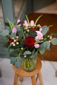 Image 1 of Ramo tulipanes y rosas - Especial San Valentín 