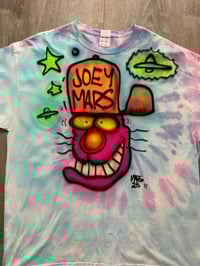 Image 3 of 1/1 Airbrush Tshirt on a 2XL Tie Dye Tshirt