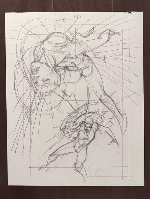 Image of JEAN GREY #04 :: page 09 original art