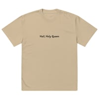 Image 8 of Adult Hail Mary Oversized faded t-shirt