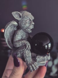 Image 3 of Mini gargoyle crystal ball