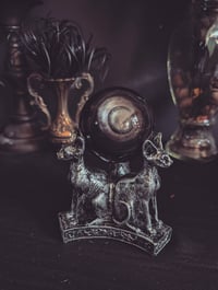 Image 2 of Silver sheen Obsidian sphere 