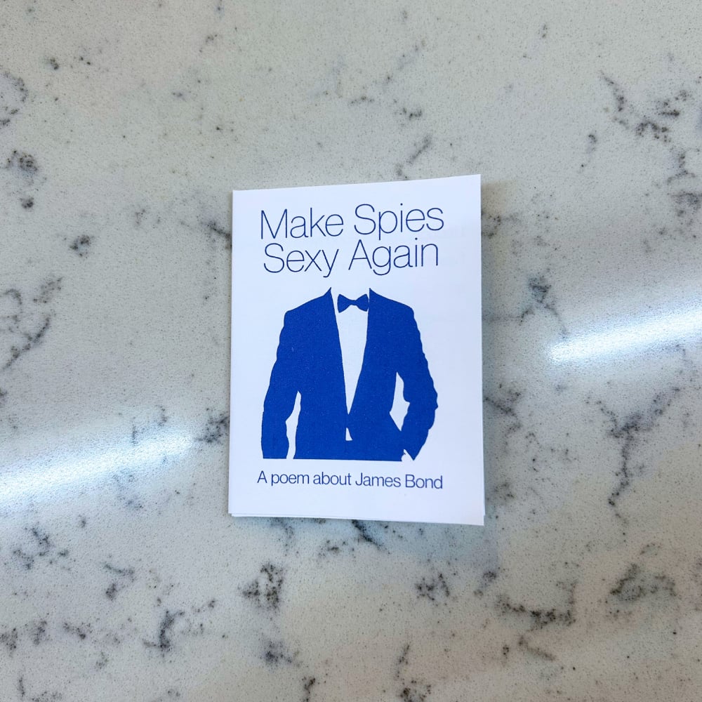 Image of Make Spies Sexy Again [xs mini zine]