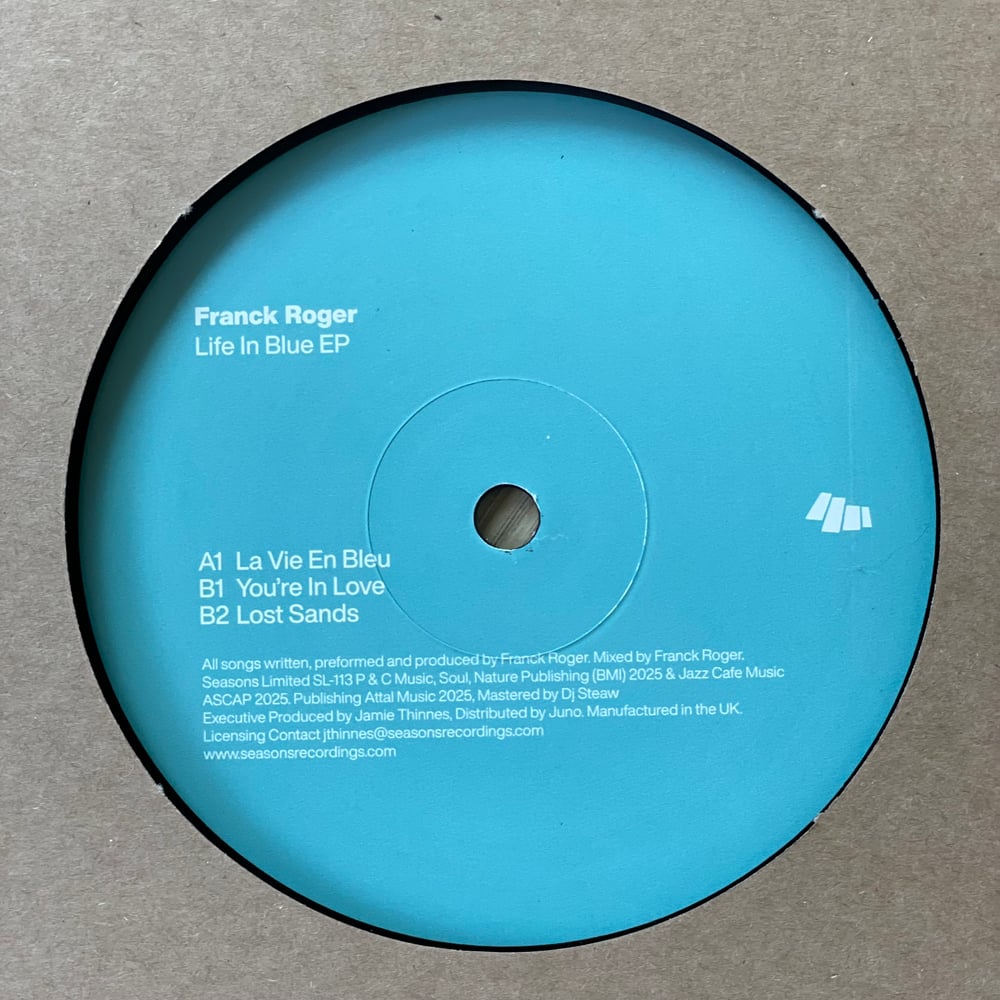 Image of Franck Roger 'Life In Blue' EP 
