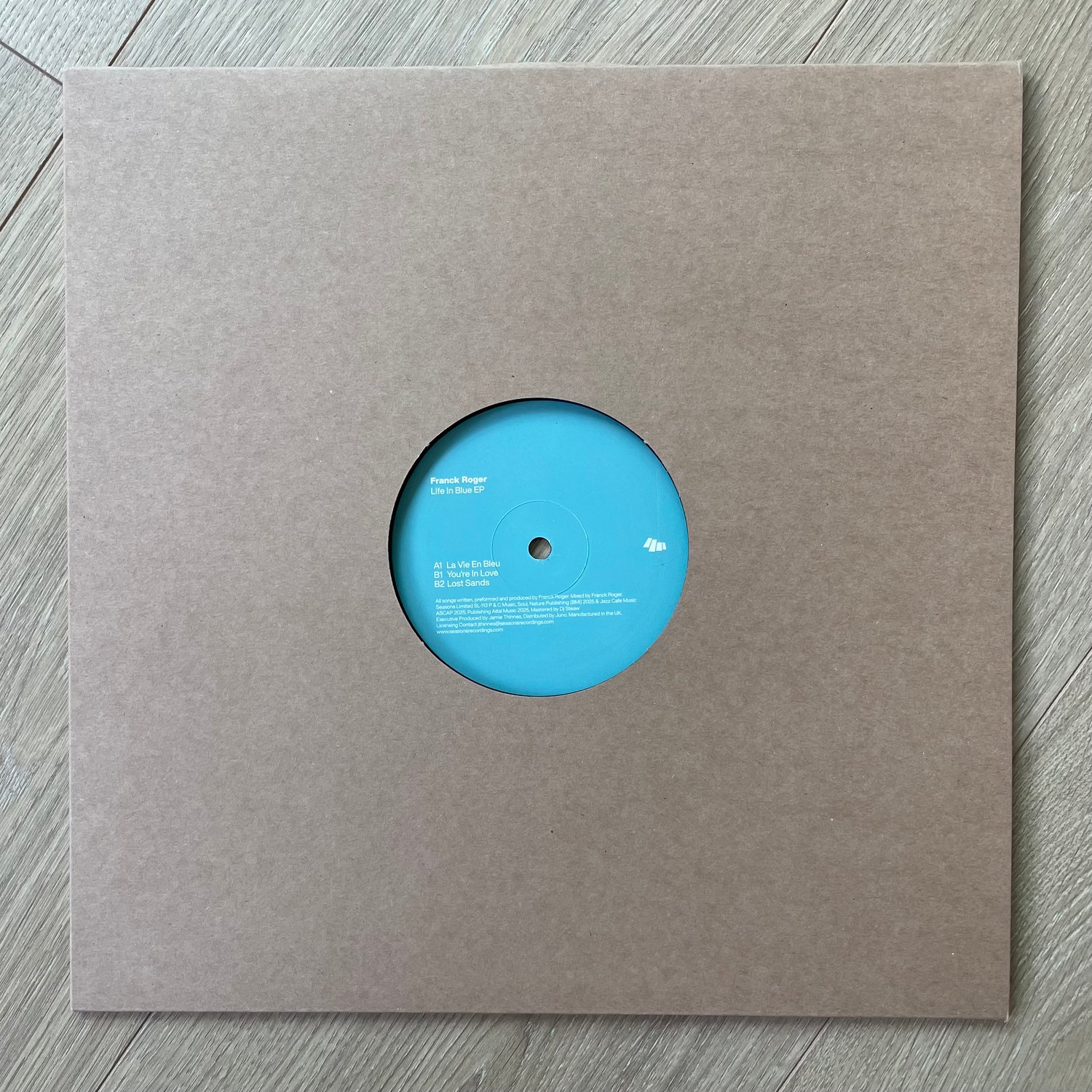 Image of Franck Roger 'Life In Blue' EP 