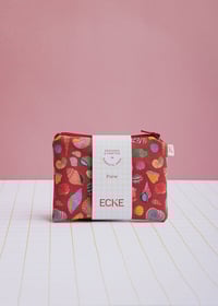 Image 2 of Monedero Conchas rojo oscuro