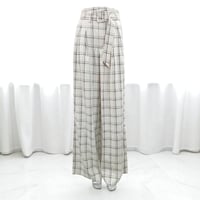 Image 3 of CHOOSY- Plaid Pants w/ Belt