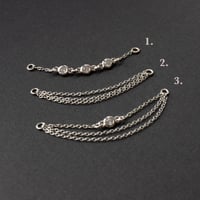 Image 2 of Sterling Silver Piercing Chain: Nose & Ear Adornment, 30-50mm