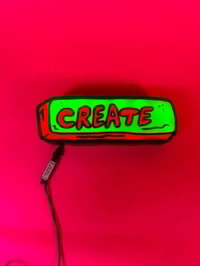 Image of CREATE Button Wall Light