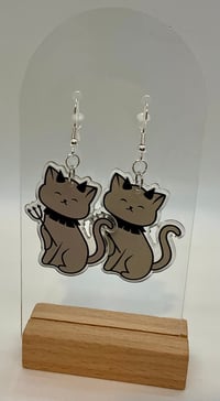 Image 5 of Spooky Cat Earrings
