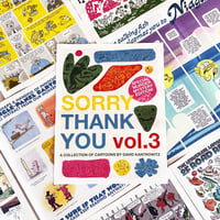 Sorry Thank You - Large Newsprint Comics