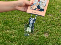 Image 1 of Marcapáginas de Luffy colgado