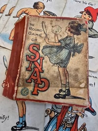 Image 1 of Antique Round Game of Snap Cards, Early 20th Century Illustrations
