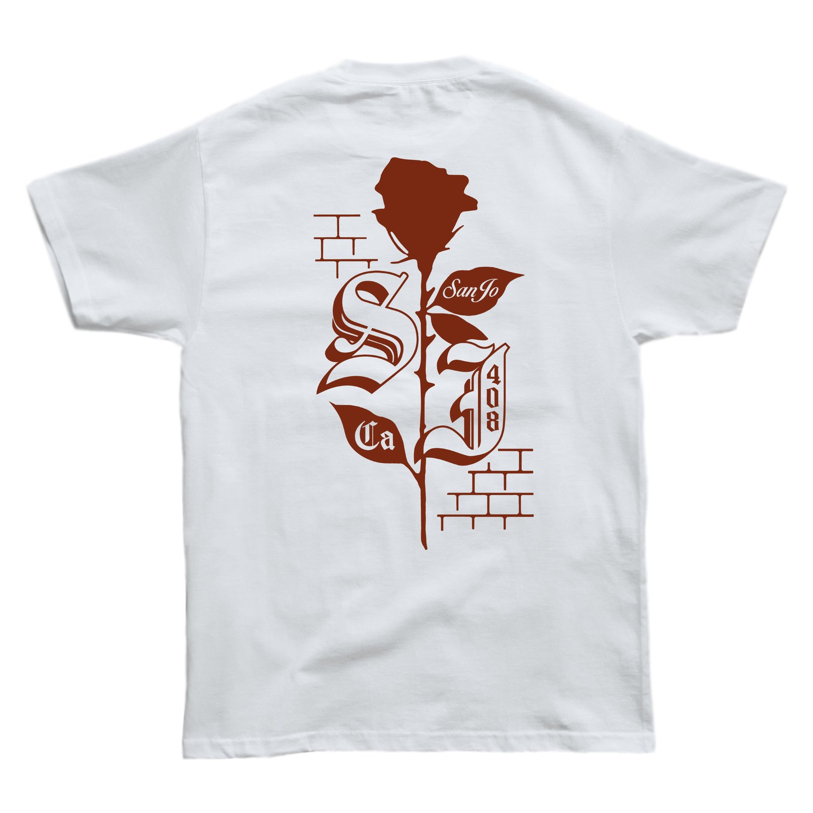 SJ Rose Tee (White) | The Harvest Empire