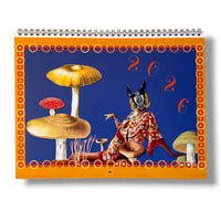 Image 1 of LadyJennD 2026 Calendar - 12 Months of Art - Collage Remixes - Inspirational Art - Wall Calendar