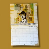 Image 2 of LadyJennD 2026 Calendar - 12 Months of Art - Collage Remixes - Inspirational Art - Wall Calendar