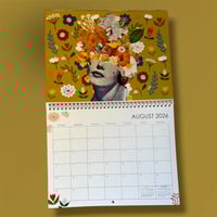 Image 9 of LadyJennD 2026 Calendar - 12 Months of Art - Collage Remixes - Inspirational Art - Wall Calendar