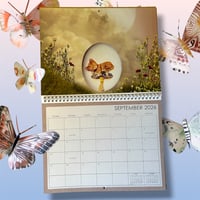 Image 10 of LadyJennD 2026 Calendar - 12 Months of Art - Collage Remixes - Inspirational Art - Wall Calendar