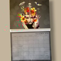 Image 11 of LadyJennD 2026 Calendar - 12 Months of Art - Collage Remixes - Inspirational Art - Wall Calendar
