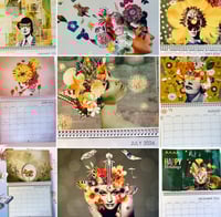 Image 14 of LadyJennD 2026 Calendar - 12 Months of Art - Collage Remixes - Inspirational Art - Wall Calendar