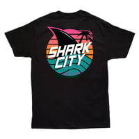 Image 1 of Shark City Tee (Black)