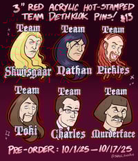 Image 3 of TEAM DETHKLOK PINS (EXTRAS)
