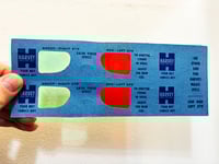 Image 1 of HARVEY COMICS 3-D GLASSES - From 1953
