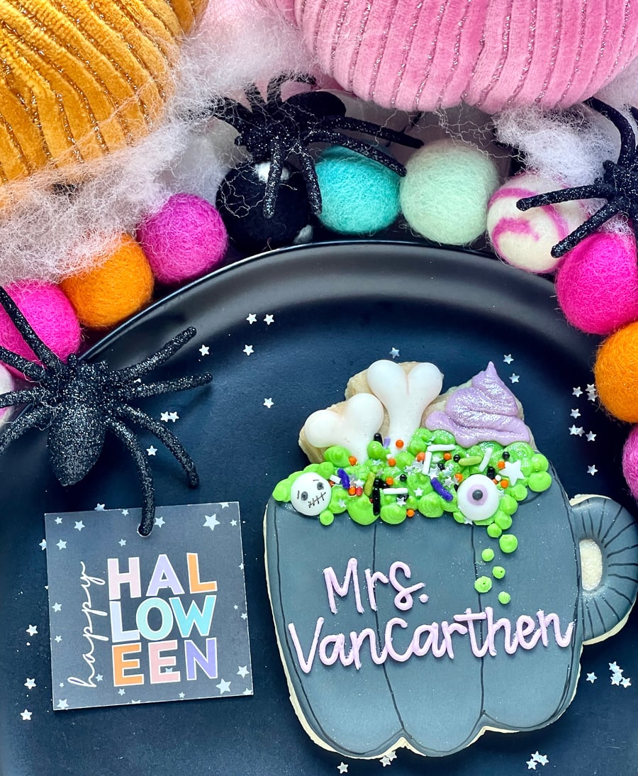 Image of Personalized Cauldron Mug Cookie