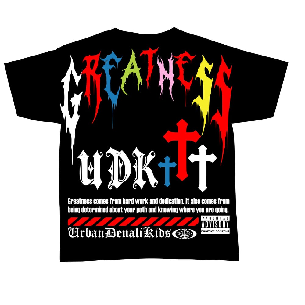 Image of **Greatness Kids Tee – Positive Wear for All Genders**  