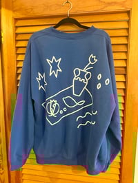 Image 2 of Blue Crewneck XL