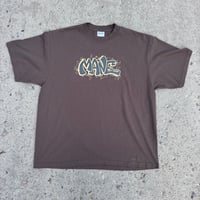 Image 1 of Straight Letter Brown Tee