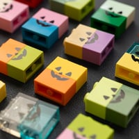 Image 3 of 2x2 Jack-O-Bricks (Mystery Colors)