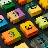 Image 1 of 2x2 Jack-O-Bricks (Mystery Colors)