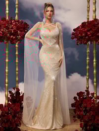 Image 2 of Karla Gown with cape