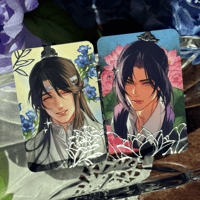 Image 1 of Lan Xichen & Jiang Cheng Silver Foil Photocards