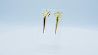 Image 1 of Gold Eye Earrings