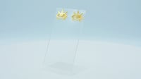 Image 3 of Gold Eye Earrings