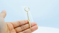 Image 5 of Gold Spike Earrings: 14k Gold Plated Stainless Steel