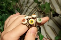 Image 1 of Eyeball rings (adjustable)