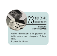 Gravure sur tétrapack - 3H.