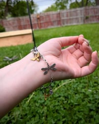 Image 3 of Springtime Nature Charm Bracelet 