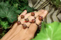 Image 1 of Ladybug rings (adjustable) PREORDERS